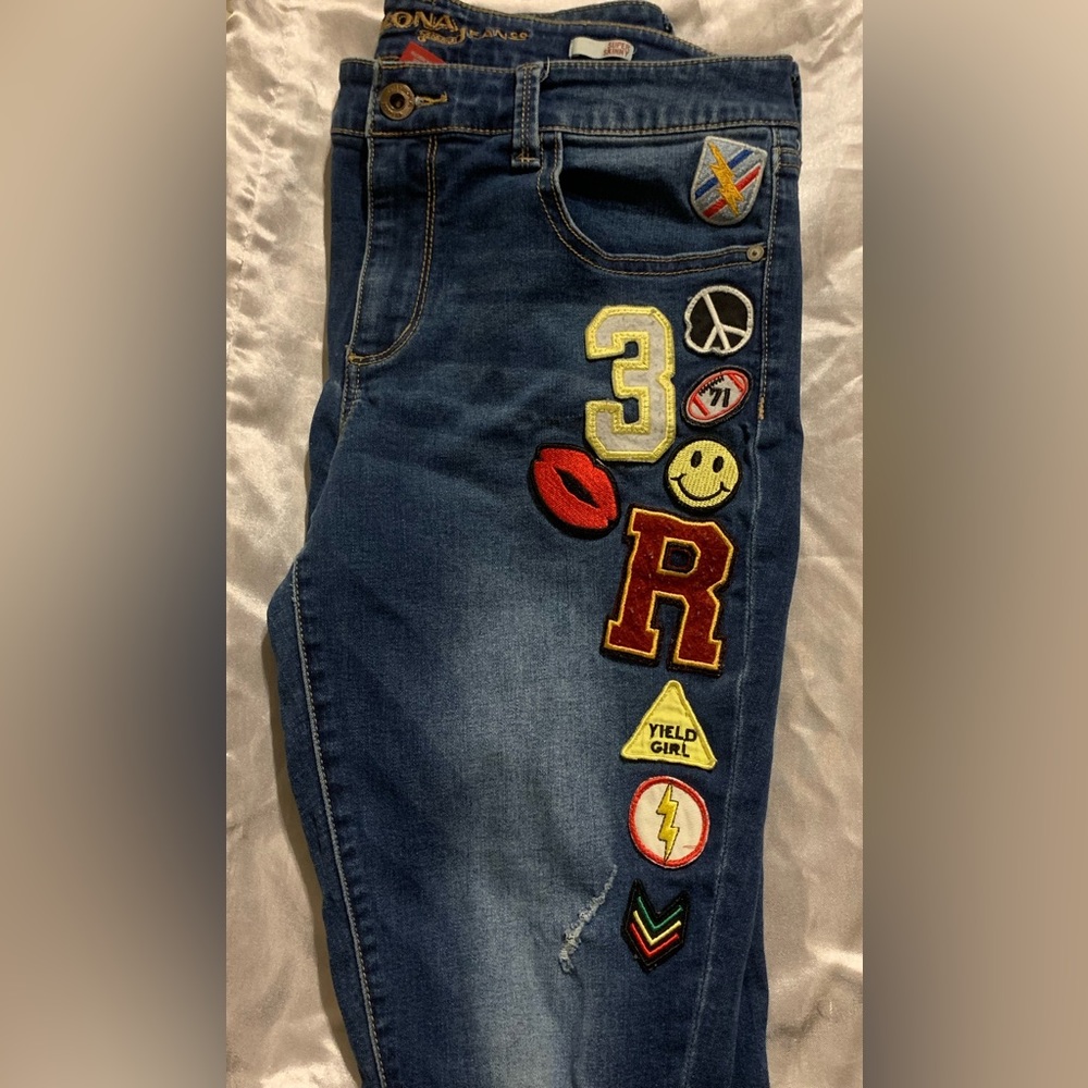 Arizona Jean co patch jeans